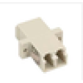 LC-LC Multimodo Adaptador duplex de fibra óptica, acoplador Adaptador de acoplamento Conector